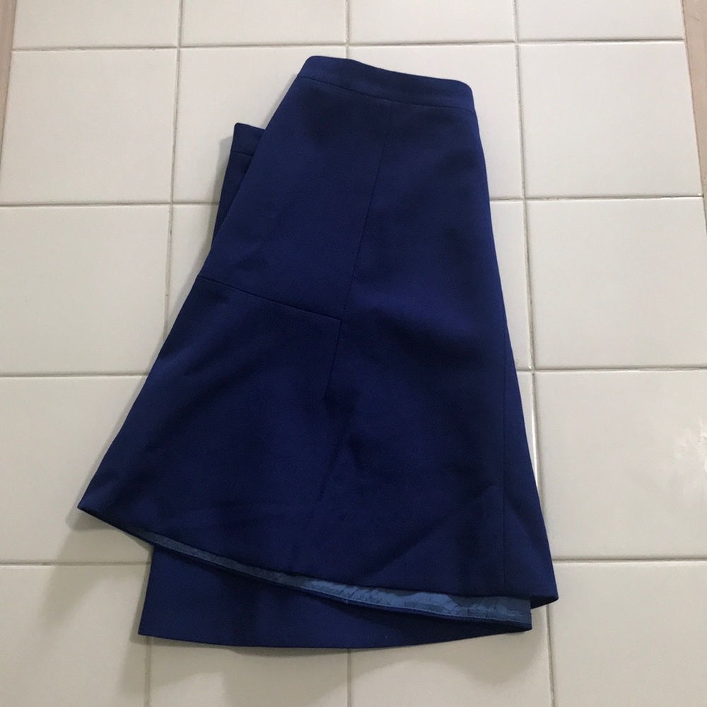 J Crew Royal Blue Skater Skirt